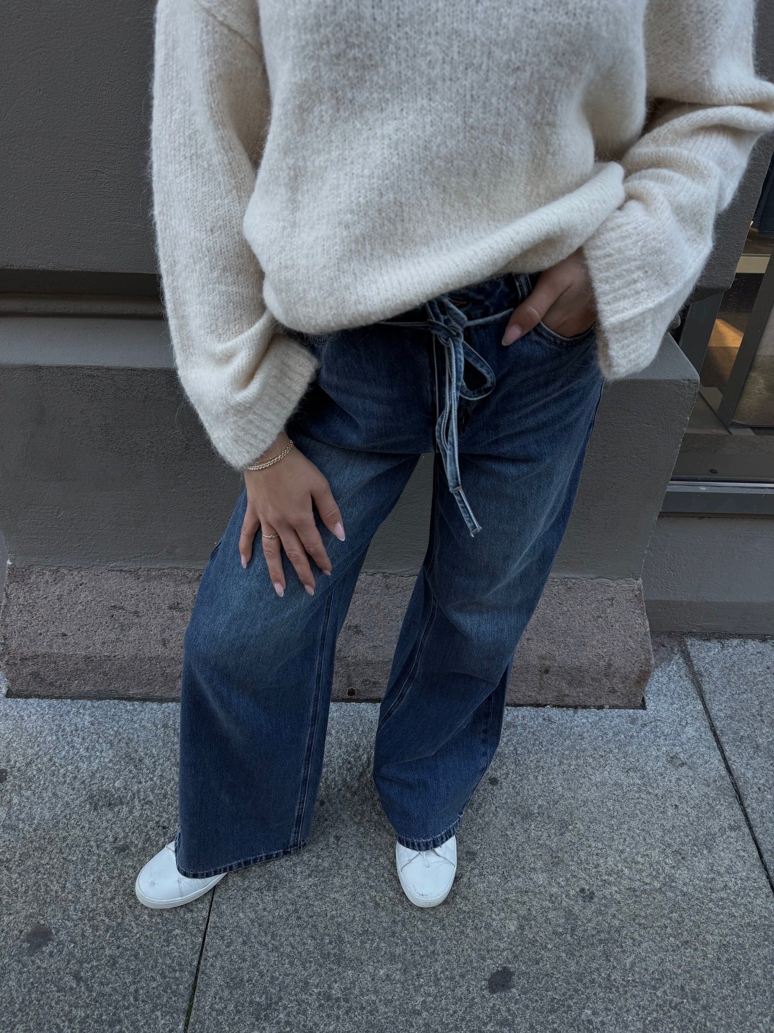 OBJROSIE Jeans - Medium Blue Denim